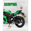 1/12 Kawasaki Ninja ZX10R литой под давлением мотоцикл модель игрушечная коллекция транспортных средств звук и свет внедорожный мотоцикл игрушки автомобиль