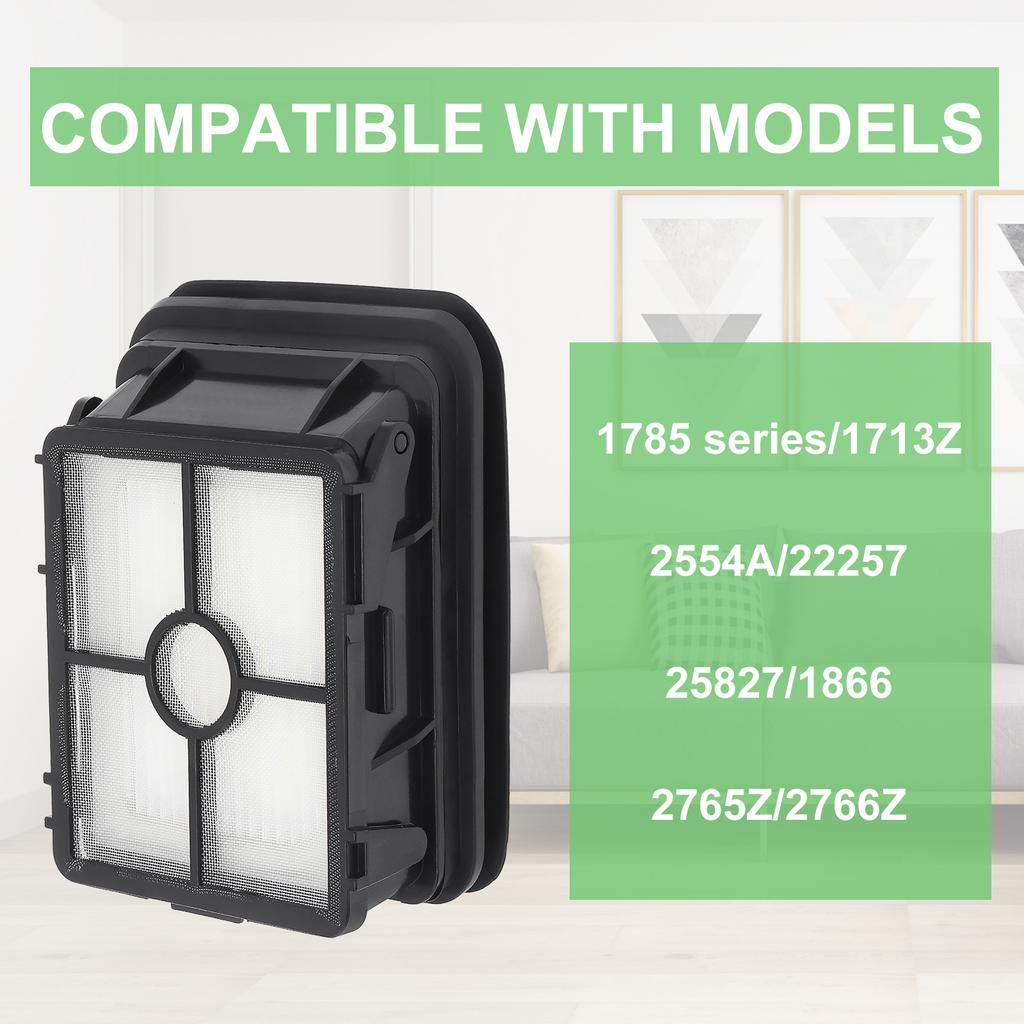 4pcs Reusable Multi Surface Brush Roller and Vacuum Filter Fit for Bissell CrossWave 1785 / 1866 with Cleaning Brush