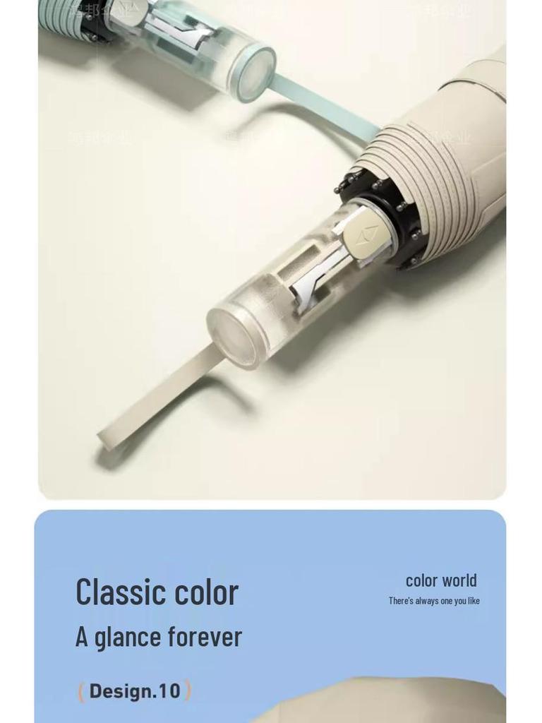 Автоматический солнцезащитный и дождевой зонт с защитой от УФ-лучей и защитой от обратного отскока, ощущение высокого класса