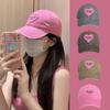 Love Heart Embroidery Snapback Hat Washed Cotton Couple Sun Hats Fashion Women Baseball Cap