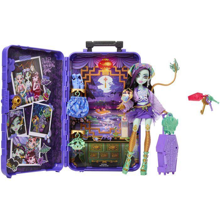 Playset surprise - MONSTER HIGH - Valise secrète Jinafire JDR52 - 19 surprises - Accessoires