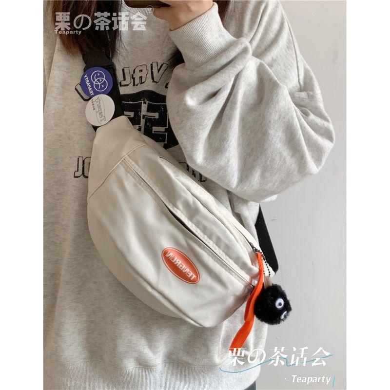 Сумка на пояс для мобильного телефона в японском стиле, в стиле инс, модная мужская нагрудная сумка, минималистичная универсальная сумка, женская повседневная спортивная сумка-мессенджер, мужская