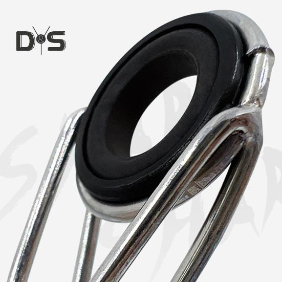 45 шт./кор. направляющее кольцо для удочки разных размеров из нержавеющей стали, керамическая сменная насадка для удочки для пресноводной соленой воды, комплект для ремонта наконечника удочки