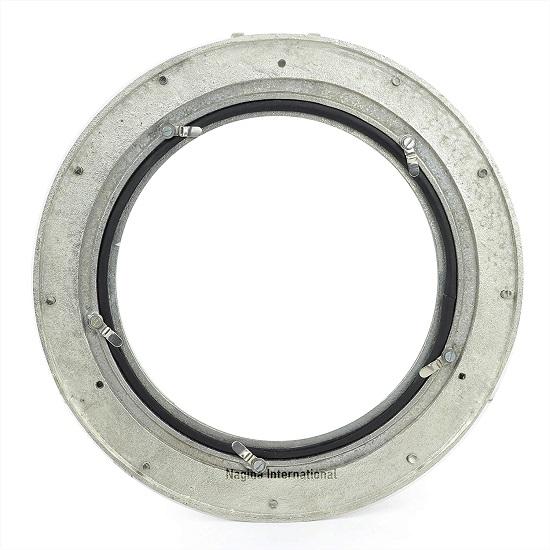 Зеркало-иллюминатор из алюминия – 30,48 см, полированное никель-хромовое