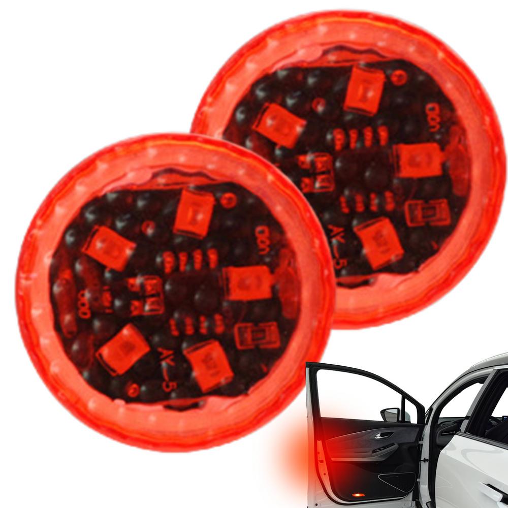 Автомобильные дверные предупреждающие огни, автомобильная дверная полоса, 5 шт., беспроводной автоматический сигнальный фонарь для кузова, водонепроницаемый, защита от столкновений сзади для автомобиля