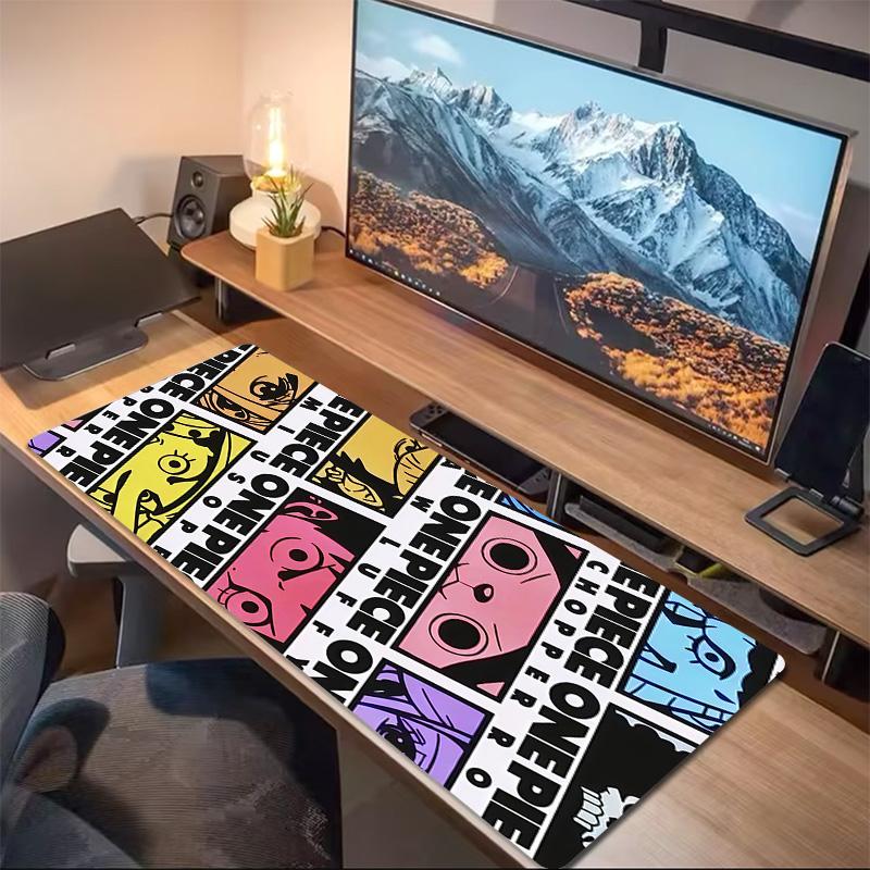 One Piece3 Print Cushion Non-slip Laptop Tablet Big Mousepad XXL Mat Mini PC Playmat With Lock edge