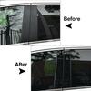 Three T Car Auto Side Door Window Pillar Posts Cover Trim For Chevrolet Malibu 2016 2017 2018