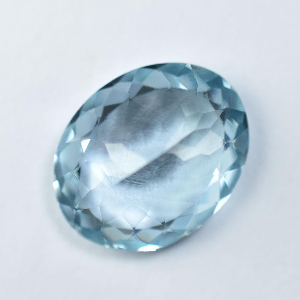 Natural Blue Aquamarine Loose Gemstone 8.15 ct Gift Ready for Jewelry Making and Gem Collections
