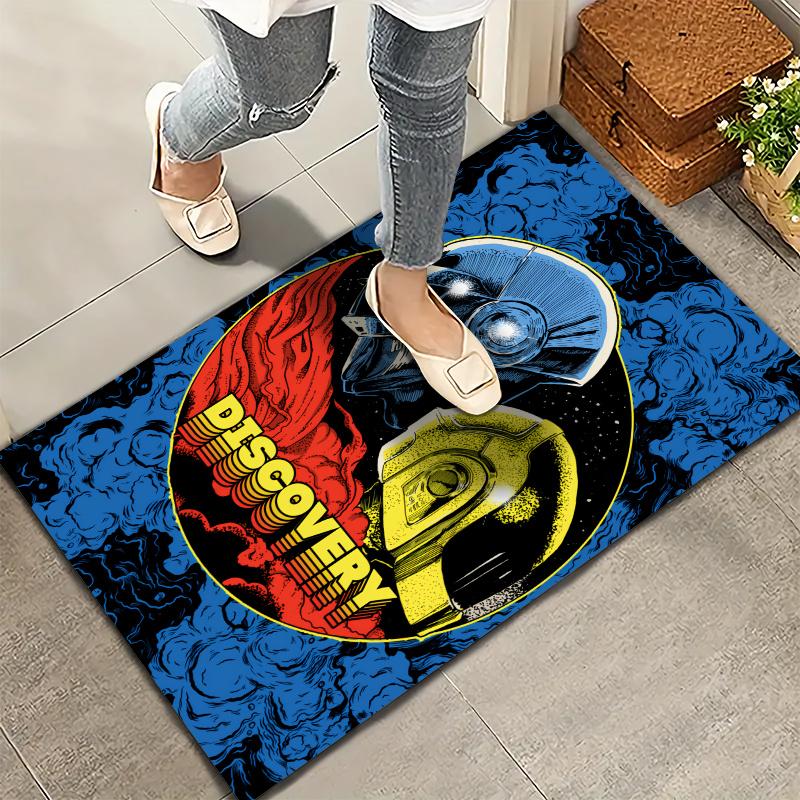 Daft Punk Carpet Rug for Living Room Bedroom Home Sofa Decoration,Kids play Nonslip Floor Mat