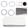 13 Pairs Circular Knitting Needles Set 3‑10mm Interchangeable Ergonomic Round Knitting Needles with 40‑100cm Cables