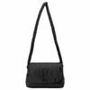 Shoulder Bag Pillow Bag Messenger Bag Polyester MESSENGER PILLOW SOLID 091835 009 Black [Marimekko] Women's [Item]