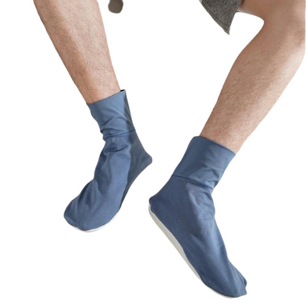 Mugwort Bottom Air Conditioning Sleep Socks Loose Middle Tube Socks Men Floor Socks Winter Season