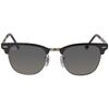 Ray Ban ClubmaSter Металлический Серый Градиентный Квадратные Мужские Солнцезащитные Очки Rb3716 900471 51