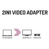 [Hama] Универсальный адаптер DisplayPort на VGA/HDMI, 4K 30 Гц, Черный
