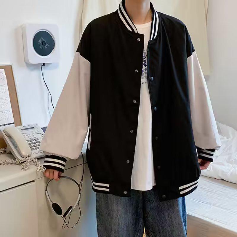 Men's Trendy Autumn Baseball Jacket - Stylish Hong Kong-Inspired Casual Wear