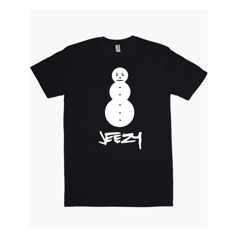 Европейский размер Футболка Young Jeezy Снеговик Новая Хип-Хоп, БОЛЬШОЙ РАЗМЕР