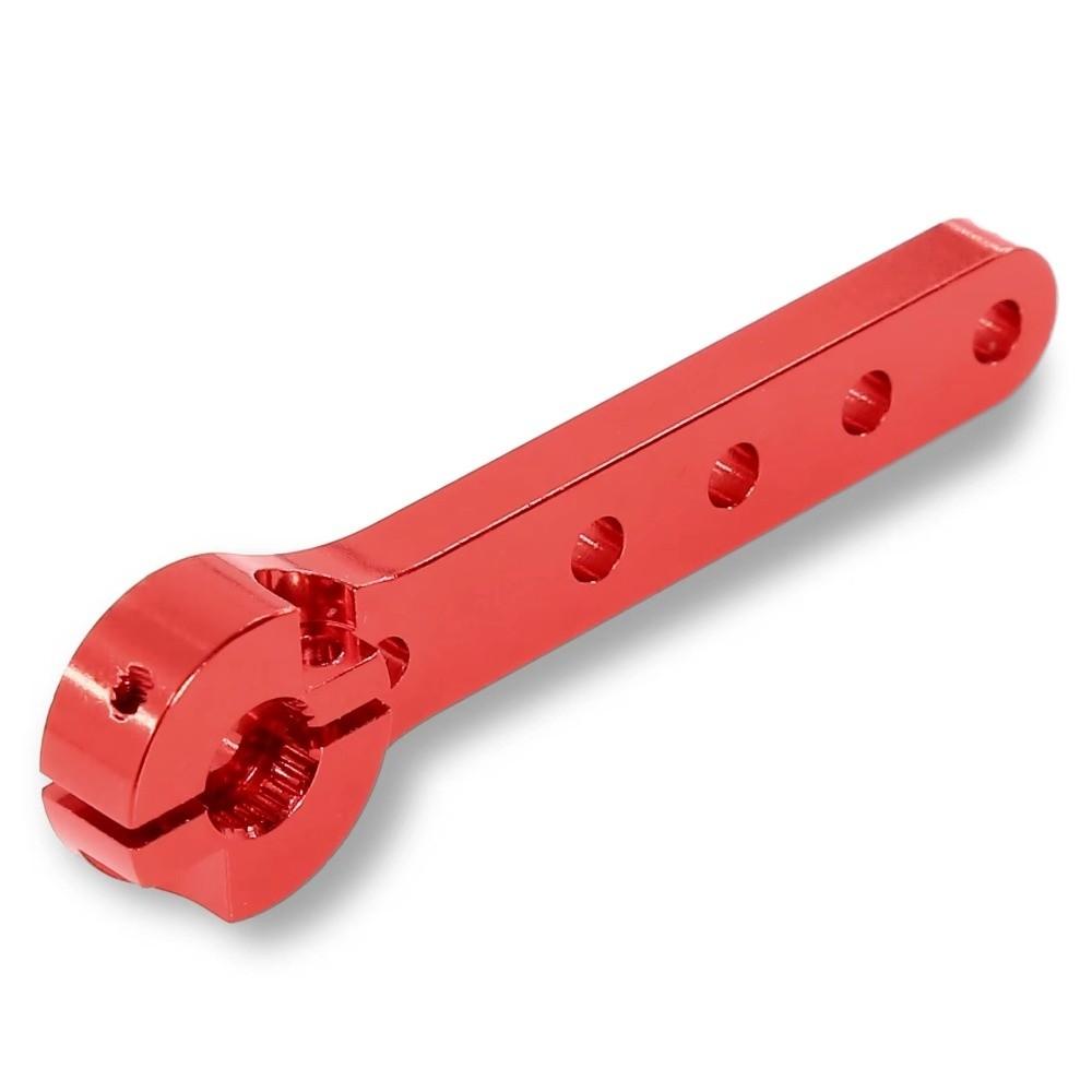 New 11T Metal Servo Arm Aluminum Alloy 16mm 11 Teeth Servo Swing Arm Durable Red Black RC Upgrade Parts for RC Airplane Car
