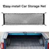 Автомобильный органайзер для хранения вещей, простая установка, универсальное использование, прочный держатель для багажа, сетка для хранения в багажнике с комплектом для крепления