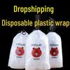 Одноразовая прозрачная пищевая пленка для накрывания тарелок