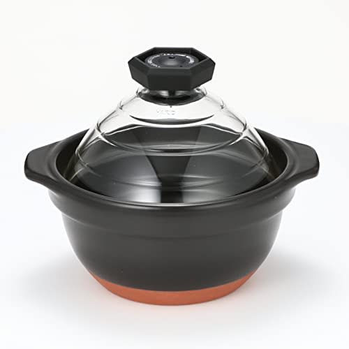 Рисоварка HARIO GNR-200-B на 2-3 стакана со стеклянной крышкой