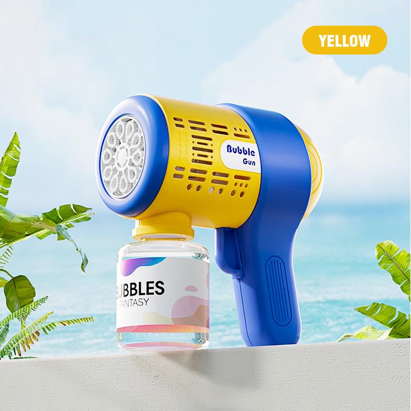 Пистолет для мыльных пузырей, автоматическая машина для мыльных пузырей на 10 отверстий, с подсветкой, для детских игрушек на свадьбу, для детей, для возвращения в школу, осенние подарки