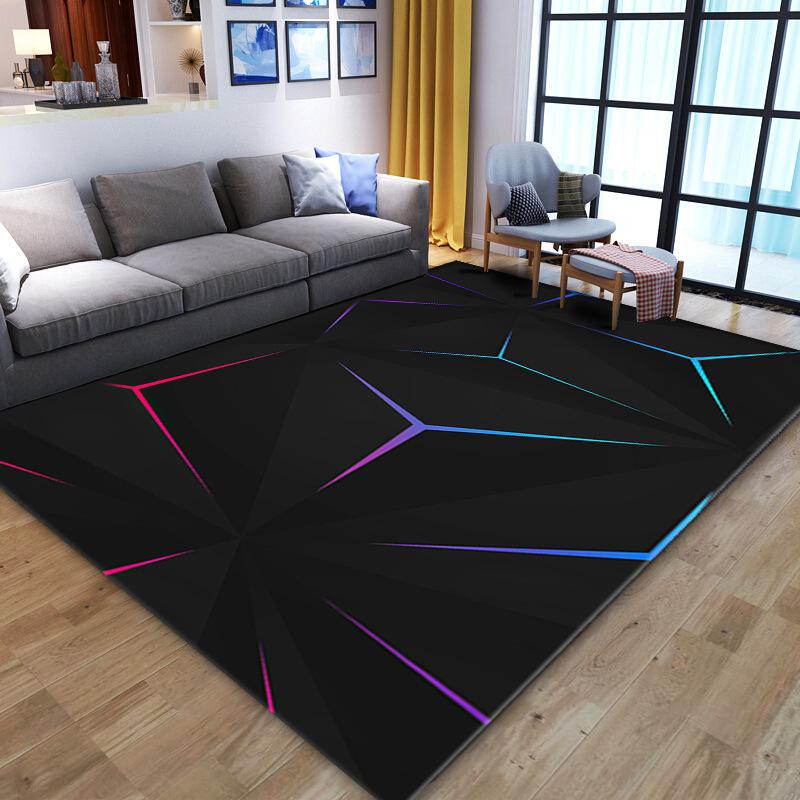 VIKAMA3D Stereo Vision Large Carpet Floor Mat Living Room Bedroom Decorative Floor Mat Absorbent, Non-Slip And Dirty Floor Mat
