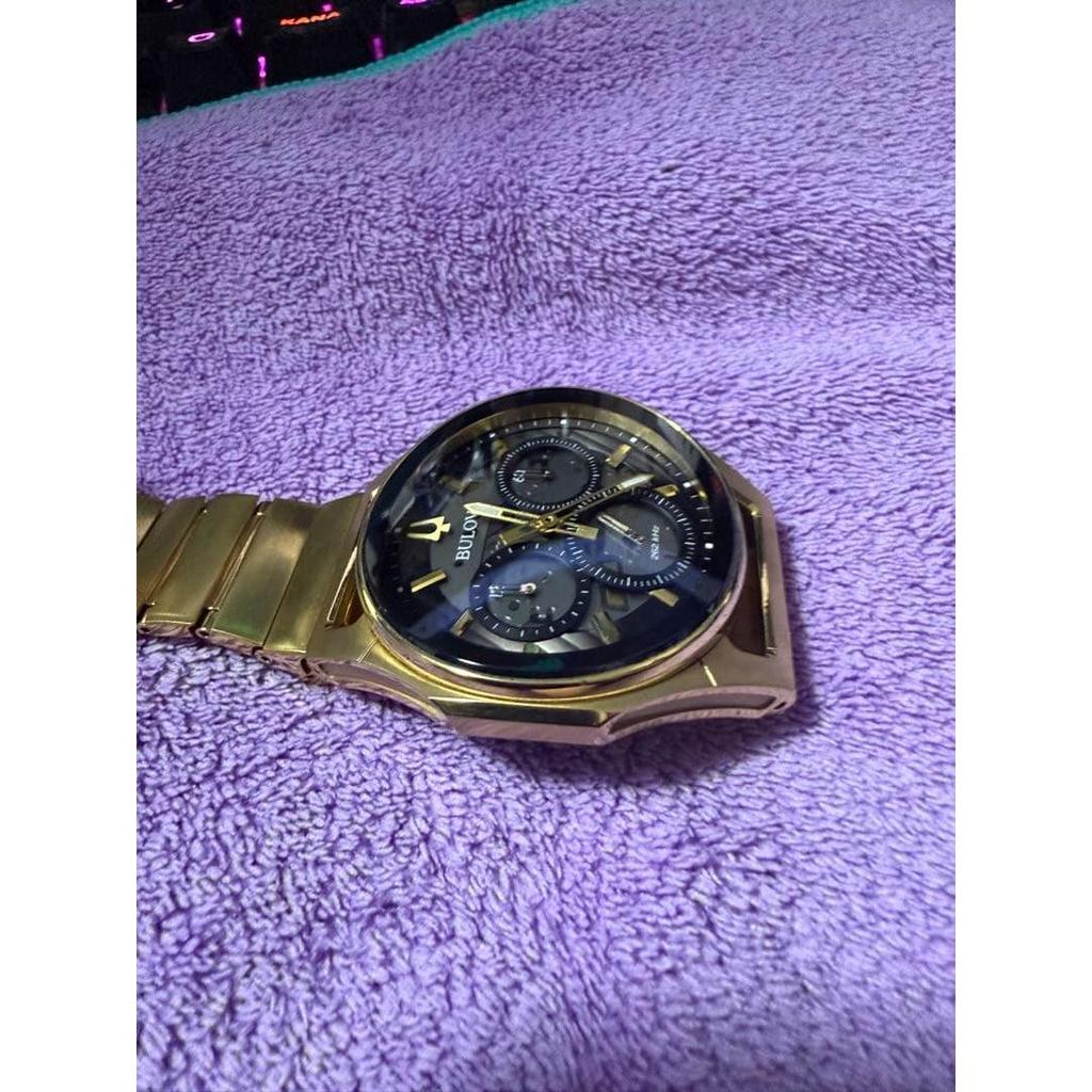 Used BULOVA 97A144 Gold Beautiful condition Battery replaced