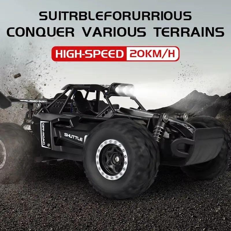 Радиоуправляемая машинка RC Drift Racing 1:16 полнофункциональных внедорожных машинок из сплава с радиоуправлением 2.4G, высокоскоростные грузовики со светодиодной подсветкой, подарок, игрушка