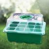 Mini Greenhouse Seed Starter Tray 6/12Grids Plant Starter Kit New Plant Germination Base  Garden