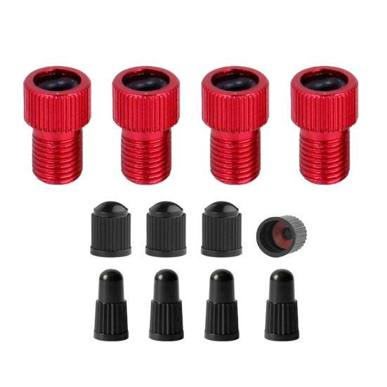 Bicycle Valve Adapter Presta to Schrader Valve Converter Rustproof Corrosion Resistant Durable Bicycle
