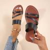 New Flat-bottomed Slippers Women's Summer Wear Versatile Style Beach Fashion Slippers Women's Non-slip