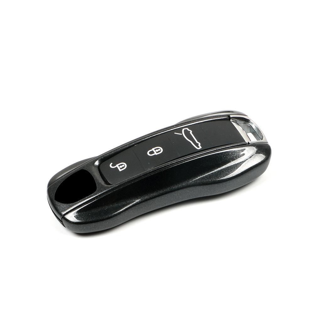 Carbon Grey Key Replacement Case for Porsche Cayenne Macan 718 911 Paramela Taycan