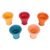 5 шт. Присоска Штабелируемая чашка Игрушка Распознавание цветов Улучшение координации Силиконовая детская штабелируемая чашка