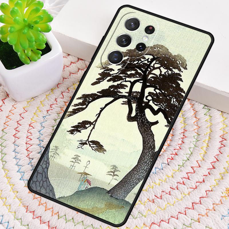 Укиё-э Японский стиль Искусство ТПУ Чехол для Телефона Для Samsung Galaxy note 10 pro S26 S25 S24 S23 S22 Ultra Plus S21 FE S20 Чехол