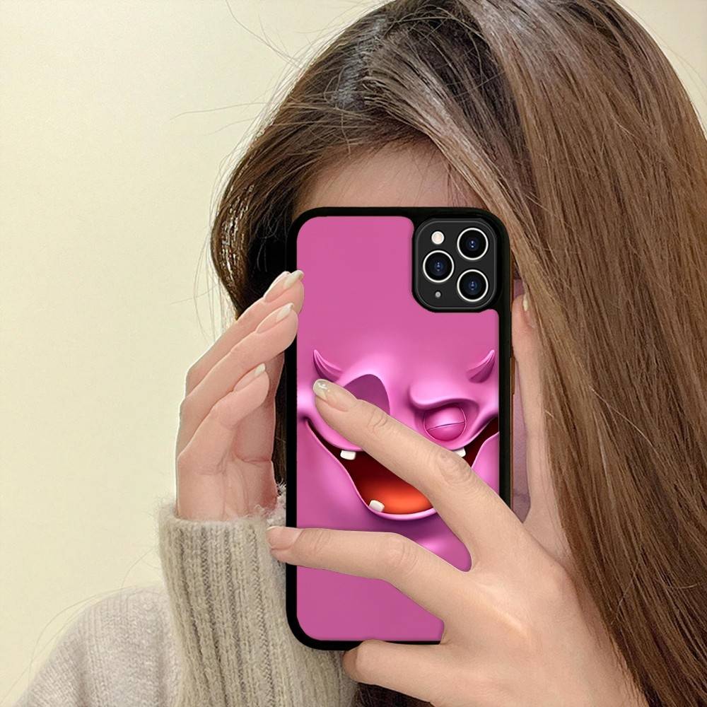 Смешное лицо Для IPhone 17 16 15 14 13 12 11 Mini Pro Max Plus PC+TPU Задняя крышка для телефона