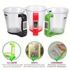 600ml Smart Measuring Cup with Thermometer , 6 in 1 Unit Conversion , Food Grade ABS Detachable Design , Real Time Monitoring from 0 to 40°C