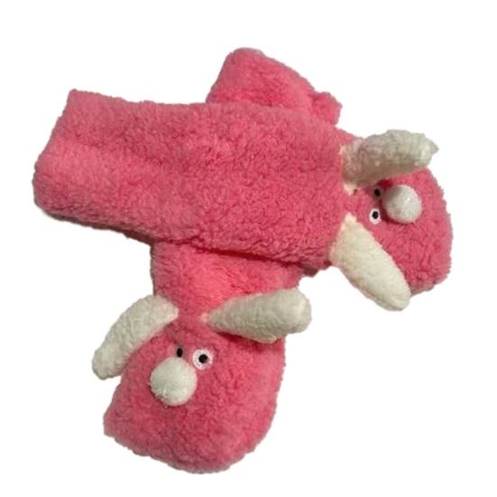 Пушистые домашние носки Милые пушистые носки с ушками собаки Уютные носки-кабинки Мужские Женские Теплые зимние носки для дома, отдыха, сна