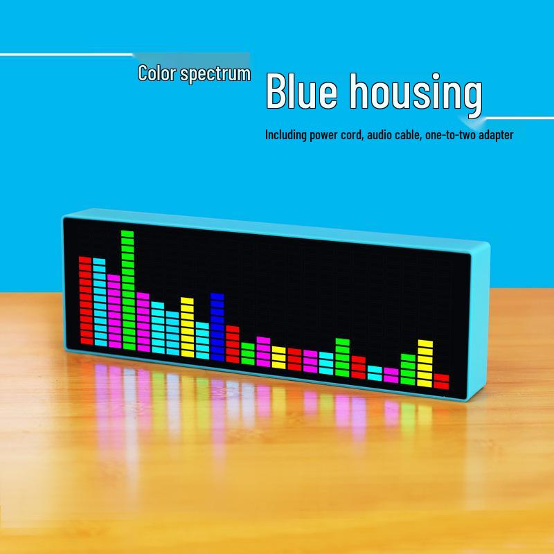 Ослепительные RGB светодиодные часы с подсветкой, активируемые звуком, с голосовым управлением