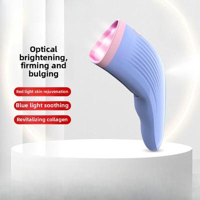 Красный и синий прибор для восстановления кожи прибор для контроля за фасолью успокаивающая лампа для контроля печати фасоль ручной прибор для красоты