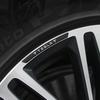 AMO1 4Pcs For Tesla Model 3 Model S Model X Model Y Cybertruck Roadster Mod Wheel Hub Stickers Wheel Rims Aluminium Decoration Strips