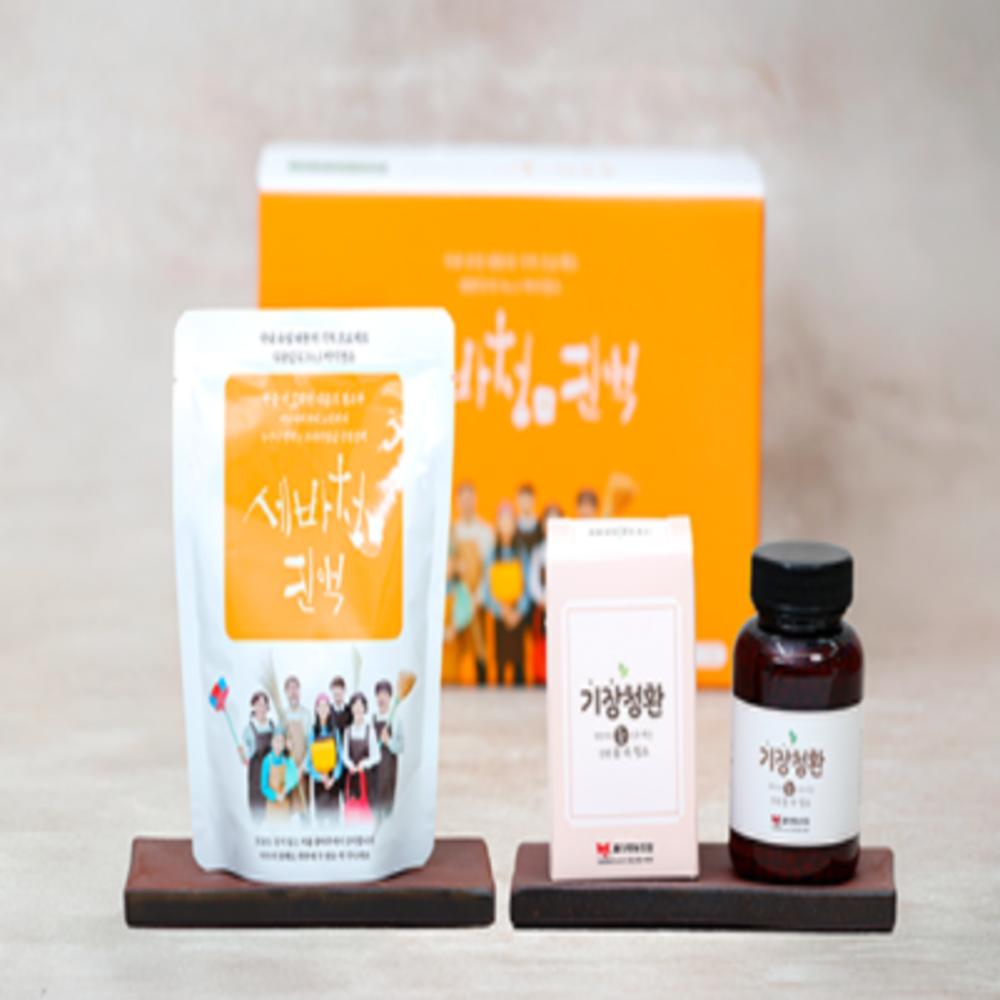 Body Cleanser Advanced Colon Cleanse Set: Gijangcheonghwan (Alcohol-free) Walnut Shell Powder 20g 1 Bottle Lugol's | 1 Bottle 1 pcs