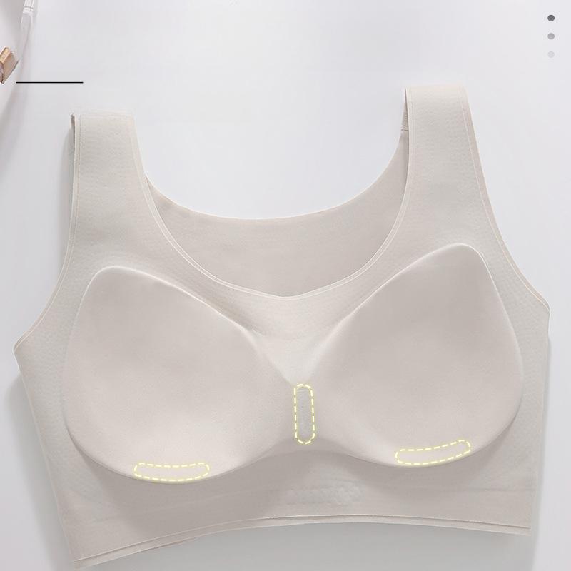 Sports Bra Women's Seamless Underwear Hollowed-out Beautiful Back Breathable Lift Bra Push Up Bra