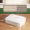Multilayer Dumpling Storage Container, Stackable Freezer Tray, Airtight Food Organizer for Kitchen