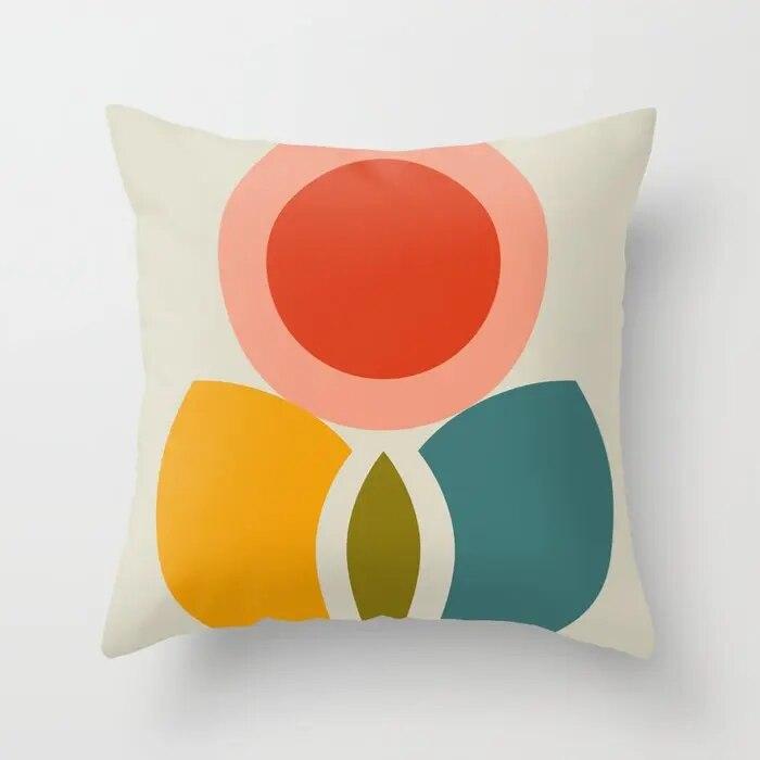 Спальня Гостиная Декор абстрактный узор диван подушки наволочки дома