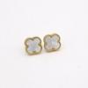 High-Grade Titanium Steel Four-Leaf Clover Earrings Non-Colour Loss Fashion Earrings Women's Earrings