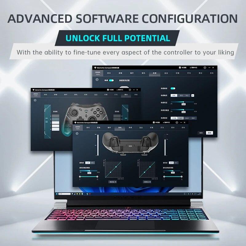 Геймпад, беспроводной игровой контроллер Machenike G5 Pro Elite Hall, триггер, джойстик, механо-тактильные кнопки для переключателя ПК, Android IOS