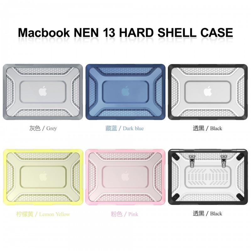 MacBook Neo 13 A3404 Protective Case With Aluminum Cooling Stand Matte Anti-Slip Shockproof Shell Air Pro