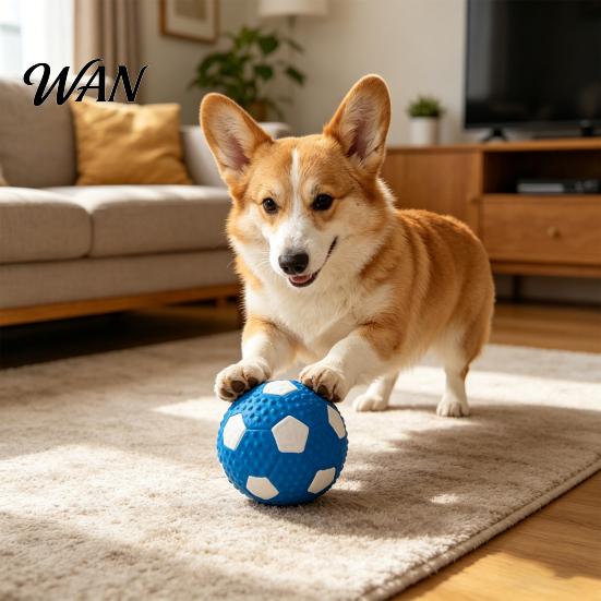 Dog Chew Toy Toys with Sound Latex Balls Raised Texture Teeth Resistant Cleaning Flexible Relieve Boredom And Anxiety Dental