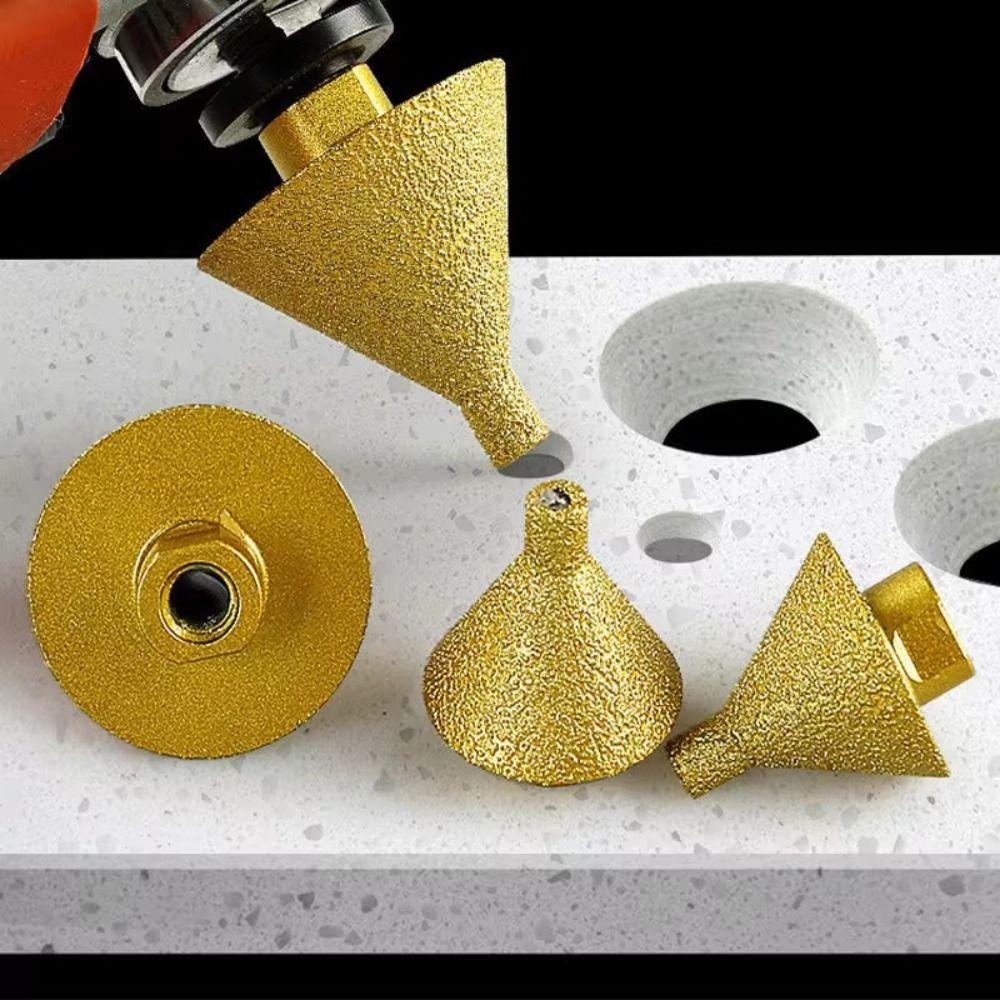 Grinding Head Ceramic Tile Hole Opener 38/50mm Hole Opener Bit Diamond Beveling Chamfer Bit