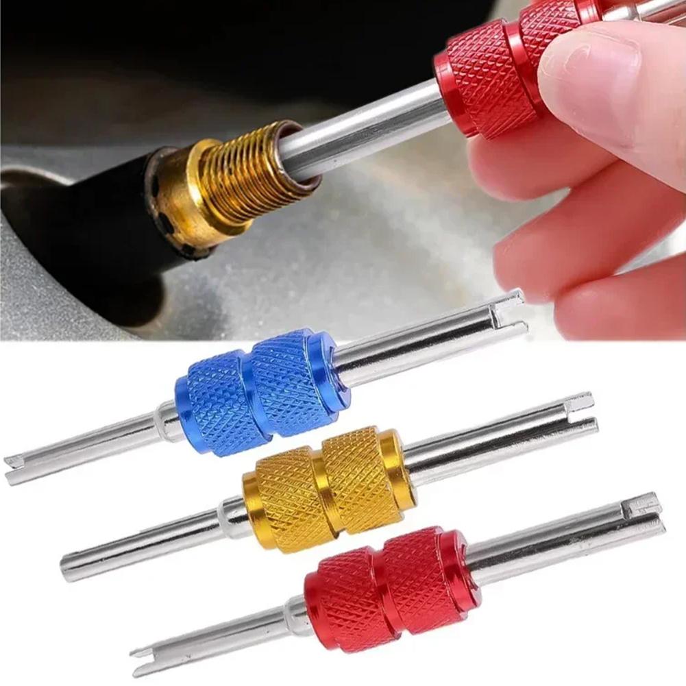 Universal Tire Valve Core Stems Remover Screwdriver Use Remover Tire Wheel Dual Auto Car Repair Truck Bicycle Accessories T L0B6